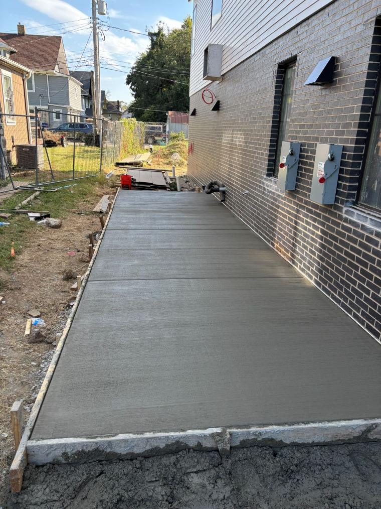 Heroes Home Court — Residential concrete project by Kansas Construction Services