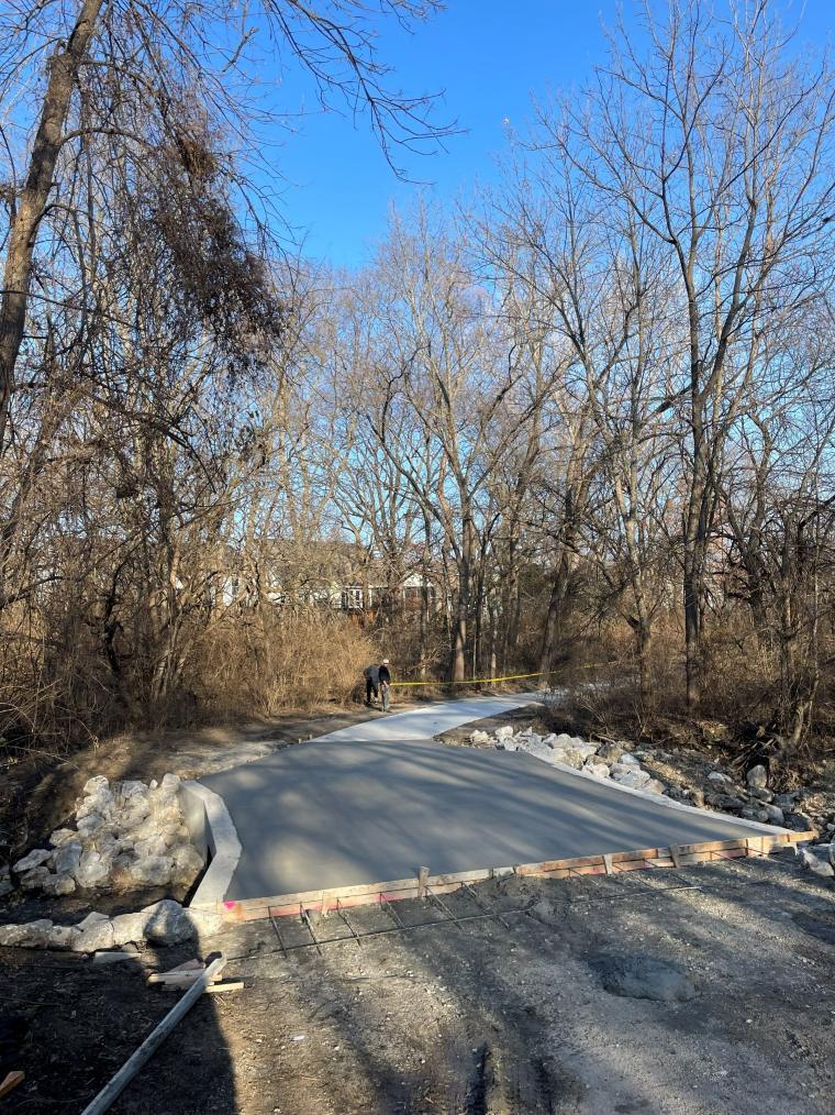 Low Water Crossing — Infrastructure concrete project by Kansas Construction Services
