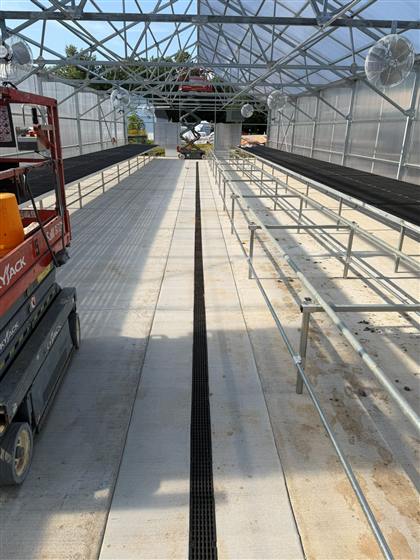 Arboretum Greenhouse photo 3 of 6 - Commercial concrete work by Kansas Construction Services