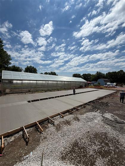 Arboretum Greenhouse photo 5 of 6 - Commercial concrete work by Kansas Construction Services