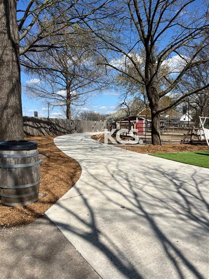 Deanna Rose Farmstead photo 7 of 10 - Park Development concrete work by Kansas Construction Services