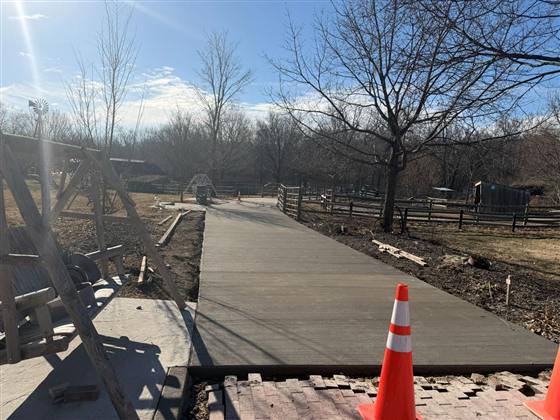 Deanna Rose Farmstead photo 9 of 10 - Park Development concrete work by Kansas Construction Services
