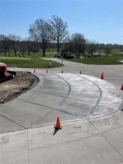 Golf Course Pathways photo 4 of 5 - Commercial concrete work by Kansas Construction Services