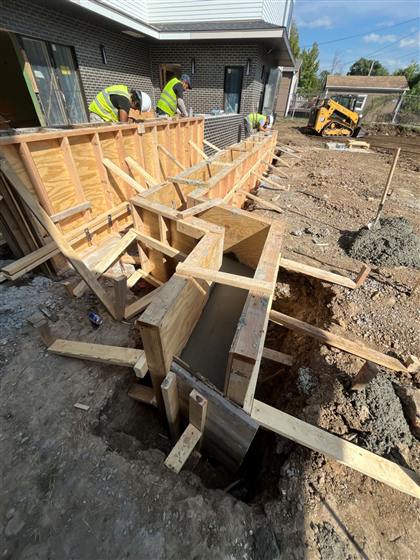 Heroes Home Gate photo 6 of 7 - Residential concrete work by Kansas Construction Services