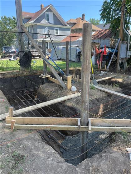 Heroes Home Gate photo 7 of 7 - Residential concrete work by Kansas Construction Services