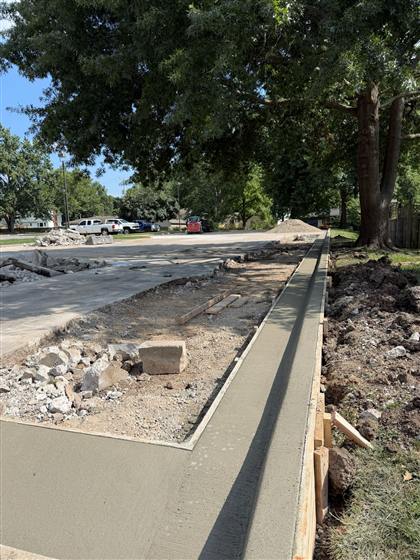 Redemption Church Parking Lot photo 4 of 5 - Commercial concrete work by Kansas Construction Services