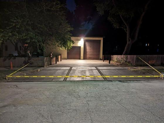 Residential Driveway photo 2 of 3 - Residential concrete work by Kansas Construction Services